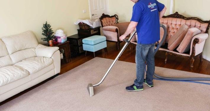 Professional carpet steam cleaning